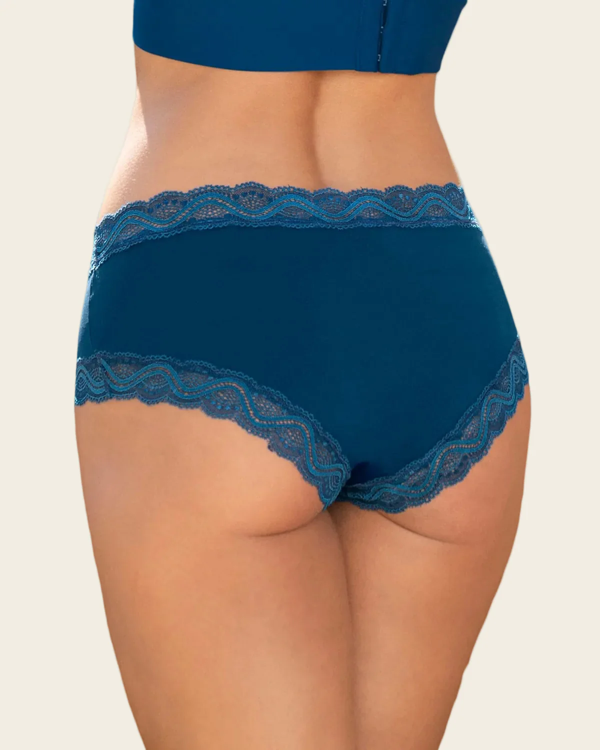 Lace Border Low-Rise Hipster Knicker - Image 13