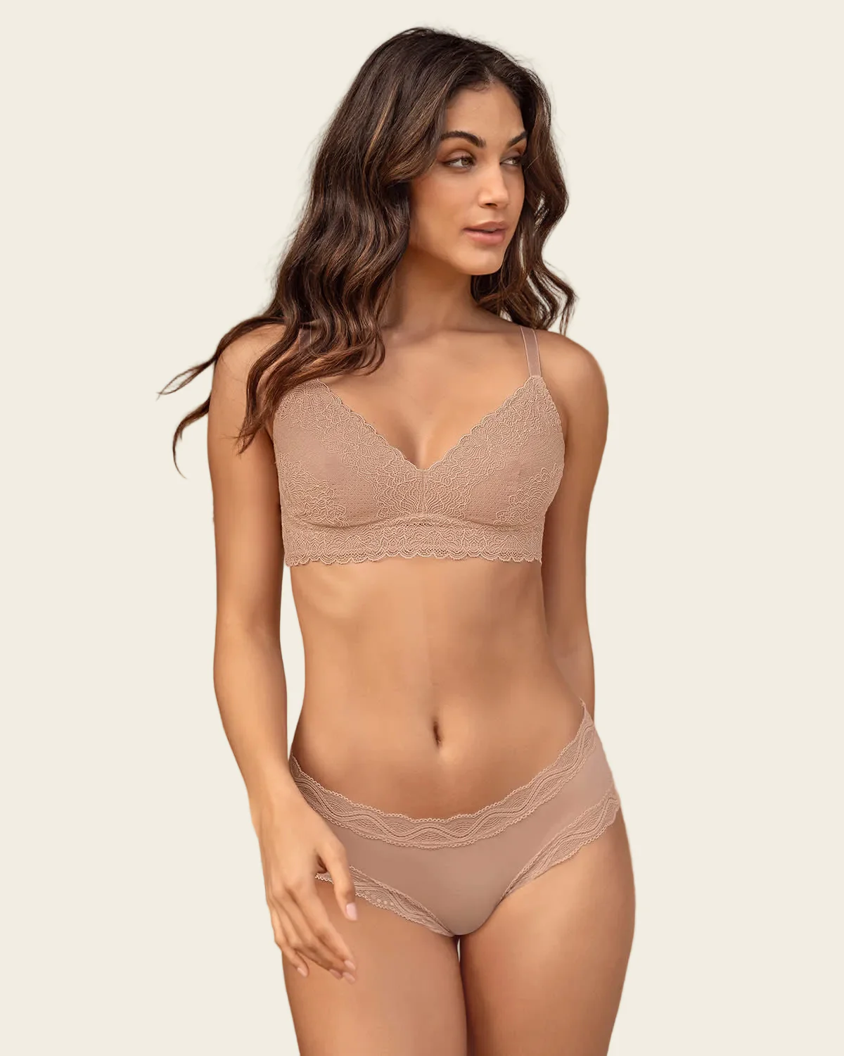 Lace Border Low-Rise Hipster Knicker - Image 4