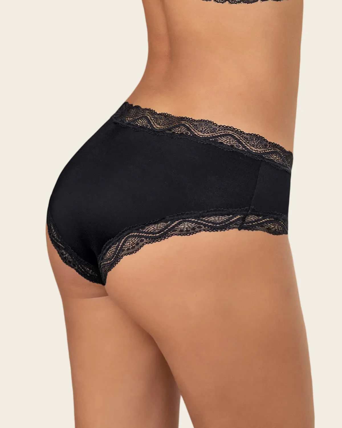 Lace Border Low-Rise Hipster Knicker - Image 5