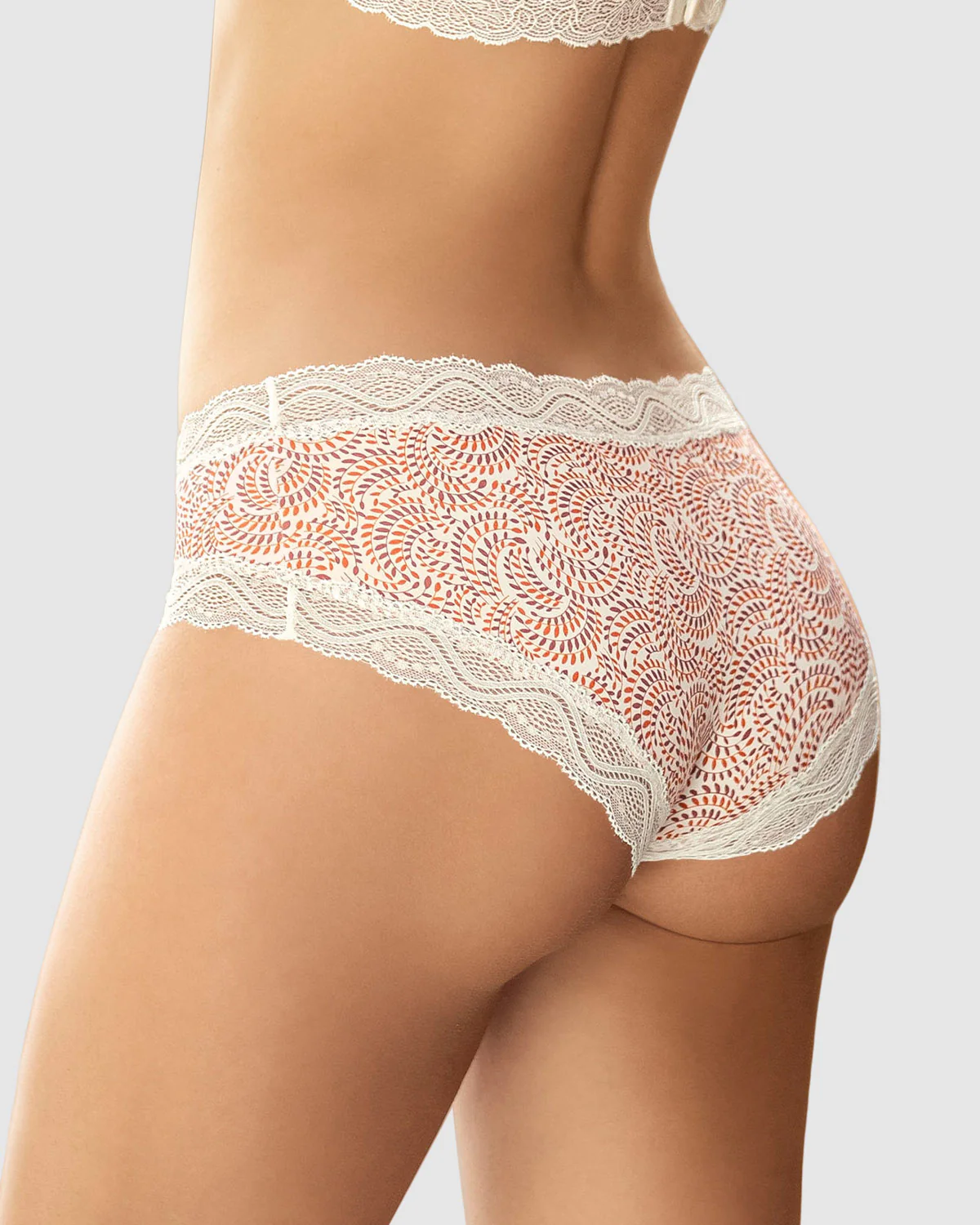 Lace Border Low-Rise Hipster Knicker - Image 9
