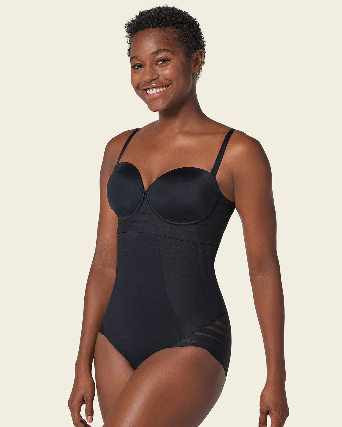 Lace Stripe Extra High-Waisted Sculpting Shaper Knicker - Image 14