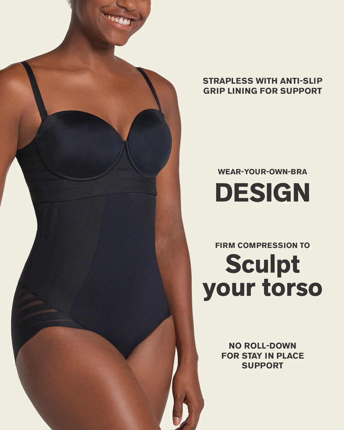 Lace Stripe Extra High-Waisted Sculpting Shaper Knicker - Image 17