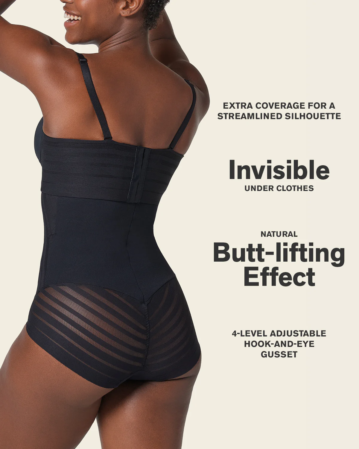 Lace Stripe Extra High-Waisted Sculpting Shaper Knicker - Image 18