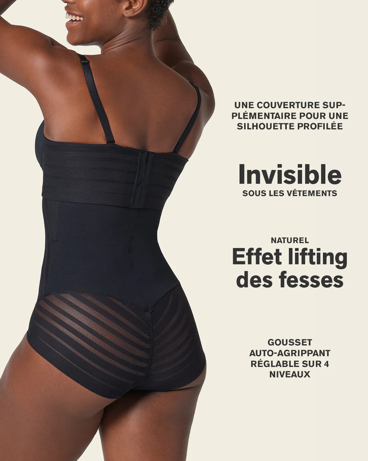 Lace Stripe Extra High-Waisted Sculpting Shaper Knicker - Image 22