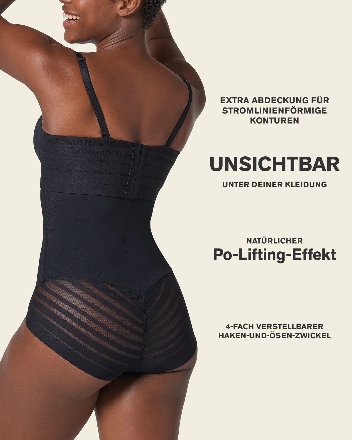 Lace Stripe Extra High-Waisted Sculpting Shaper Knicker - Image 24