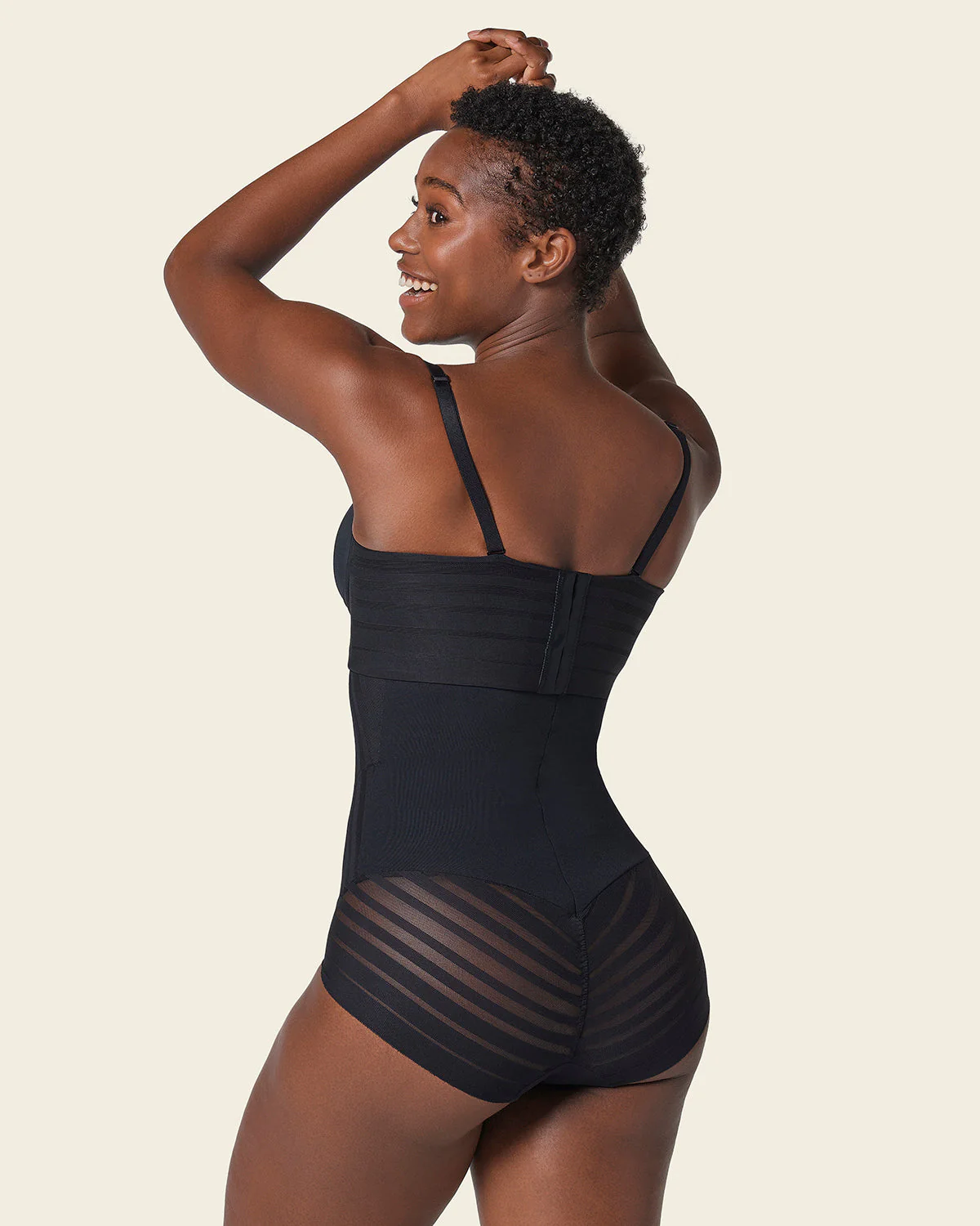 Lace Stripe Extra High-Waisted Sculpting Shaper Knicker - Image 26