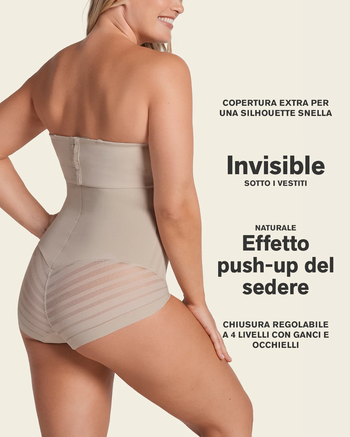 Lace Stripe Extra High-Waisted Sculpting Shaper Knicker - Image 7