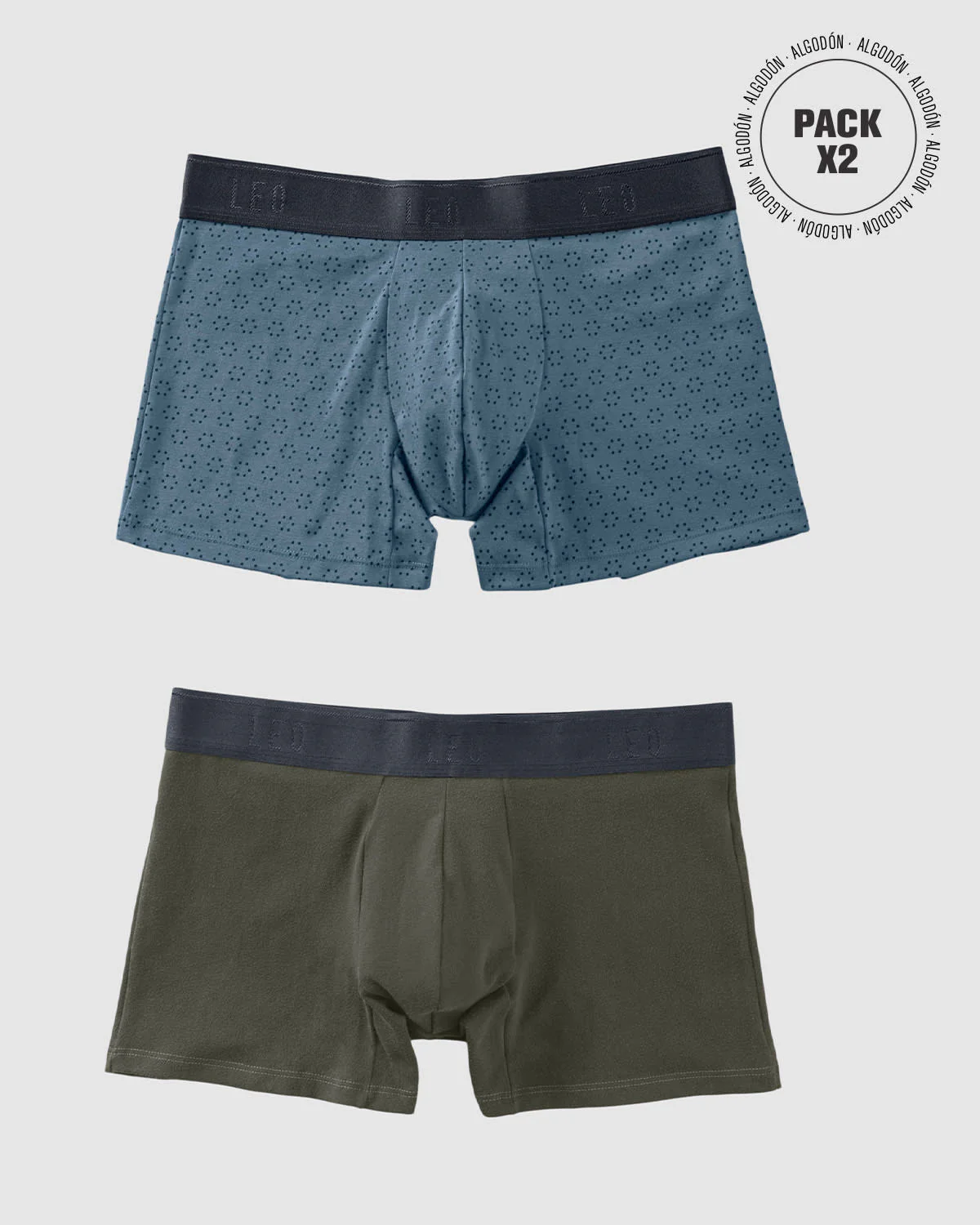 Leo 2 Pack Stretch Cotton Boxer Brief - Image 26