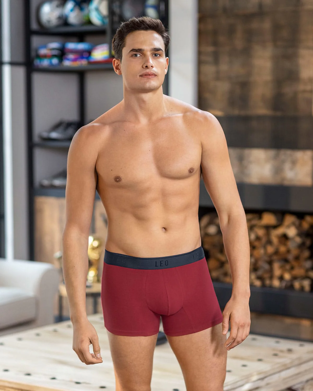 Leo 2 Pack Stretch Cotton Boxer Brief - Image 33