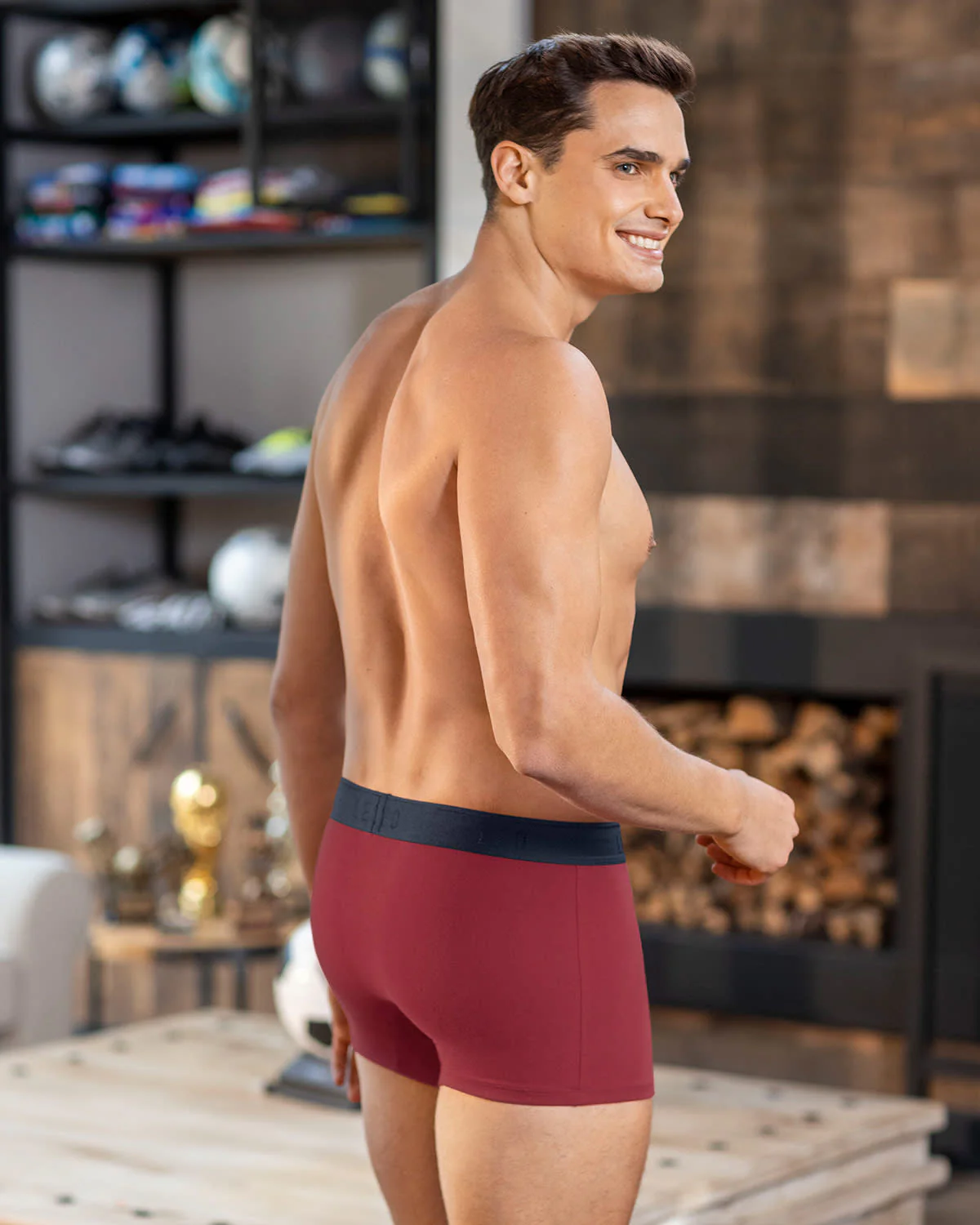 Leo 2 Pack Stretch Cotton Boxer Brief - Image 35