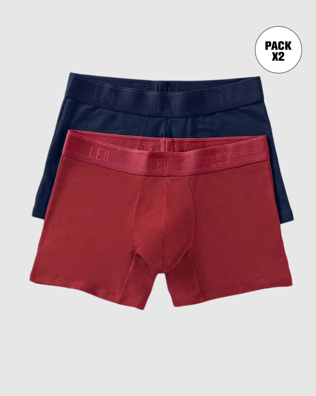 Leo 2 Pack Stretch Cotton Boxer Brief - Image 46