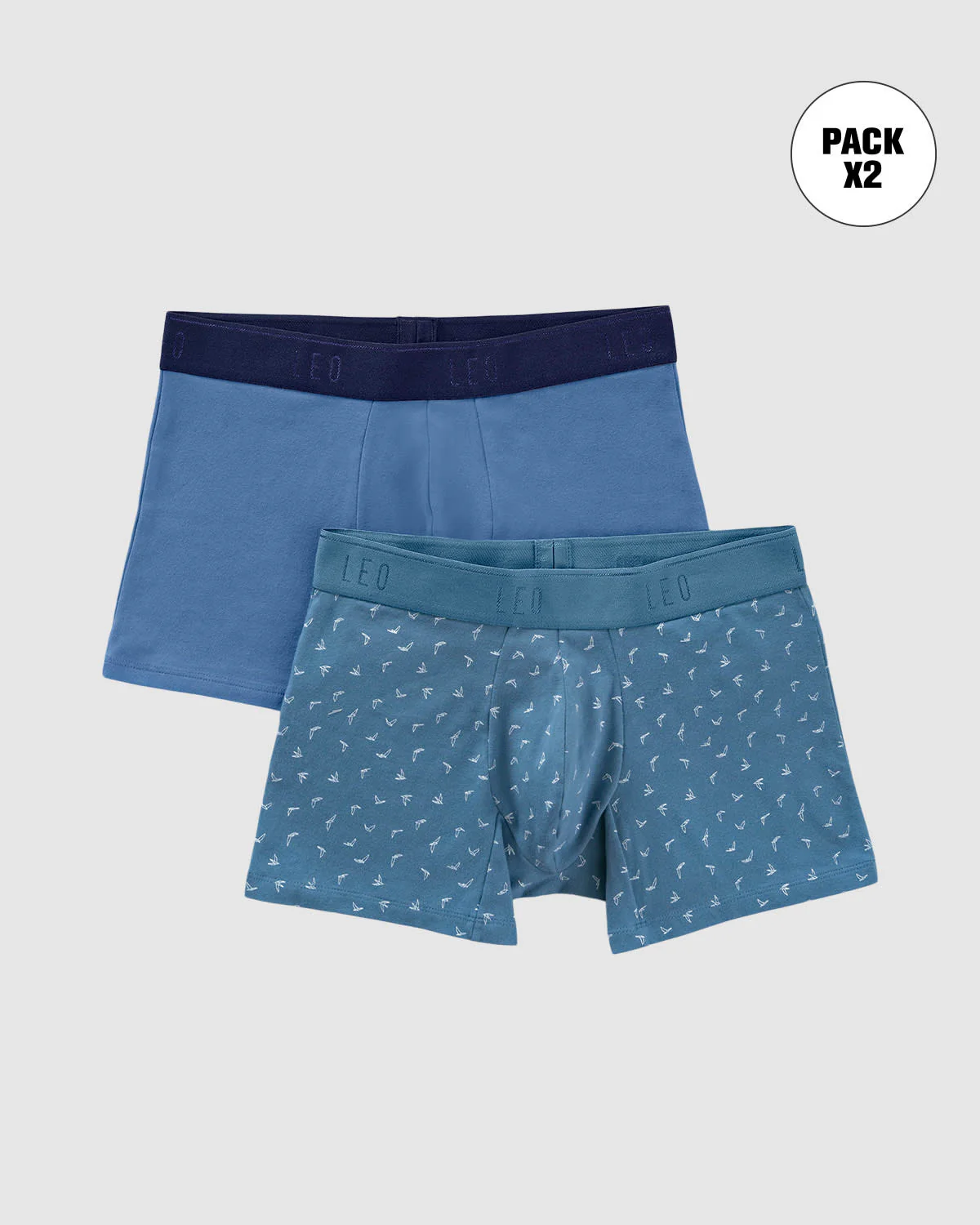 Leo 2 Pack Stretch Cotton Boxer Brief - Image 51