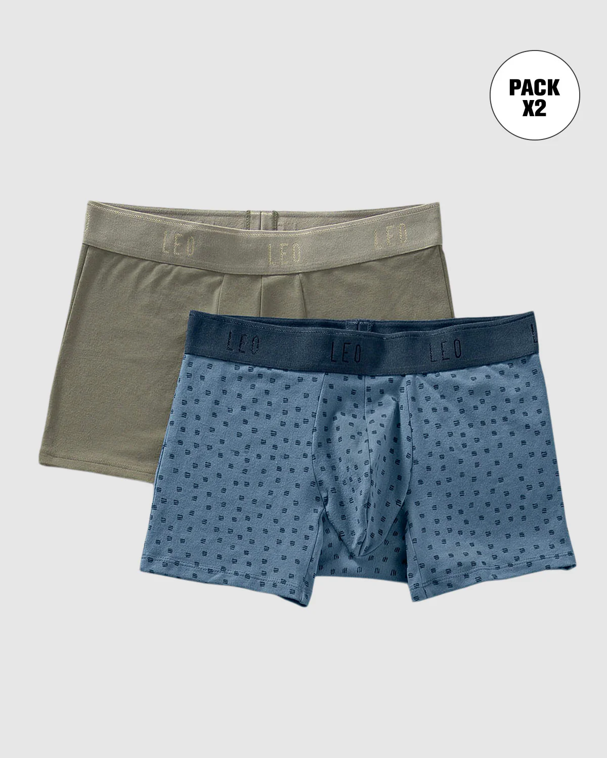 Leo 2 Pack Stretch Cotton Boxer Brief - Image 56