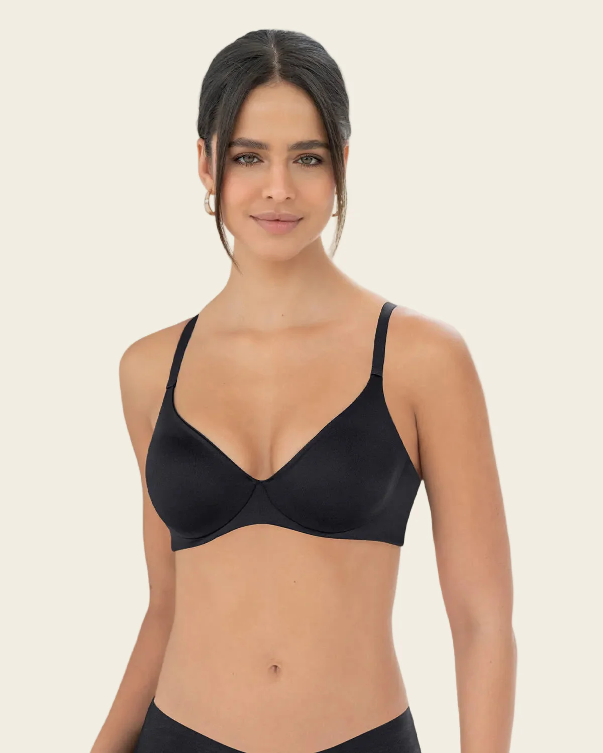 Lightly Lined Underwire Super Soft T-Shirt Bra - Image 5