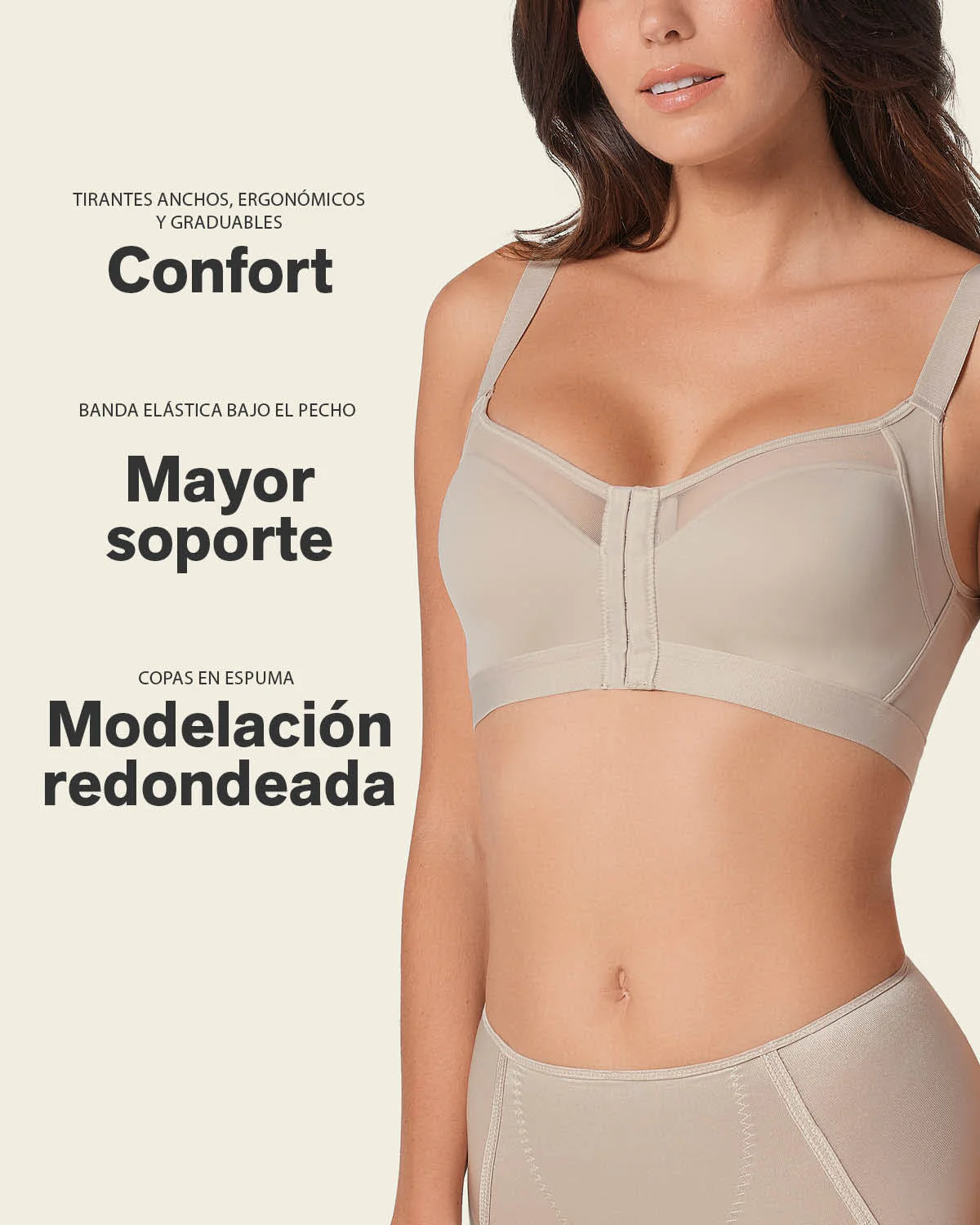 Lightly Lined Wireless Posture Corrector Bra - Image 13
