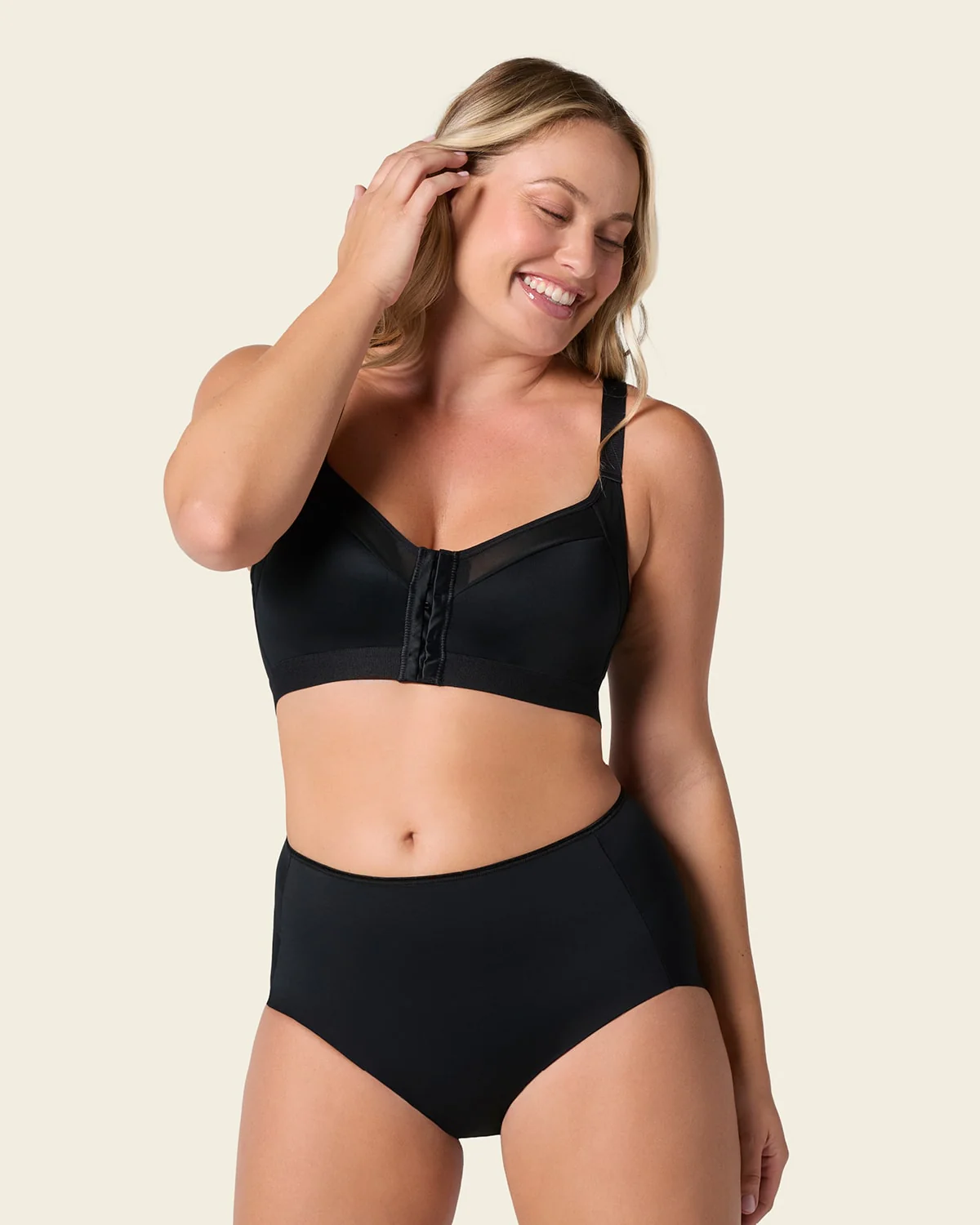 Lightly Lined Wireless Posture Corrector Bra - Image 9