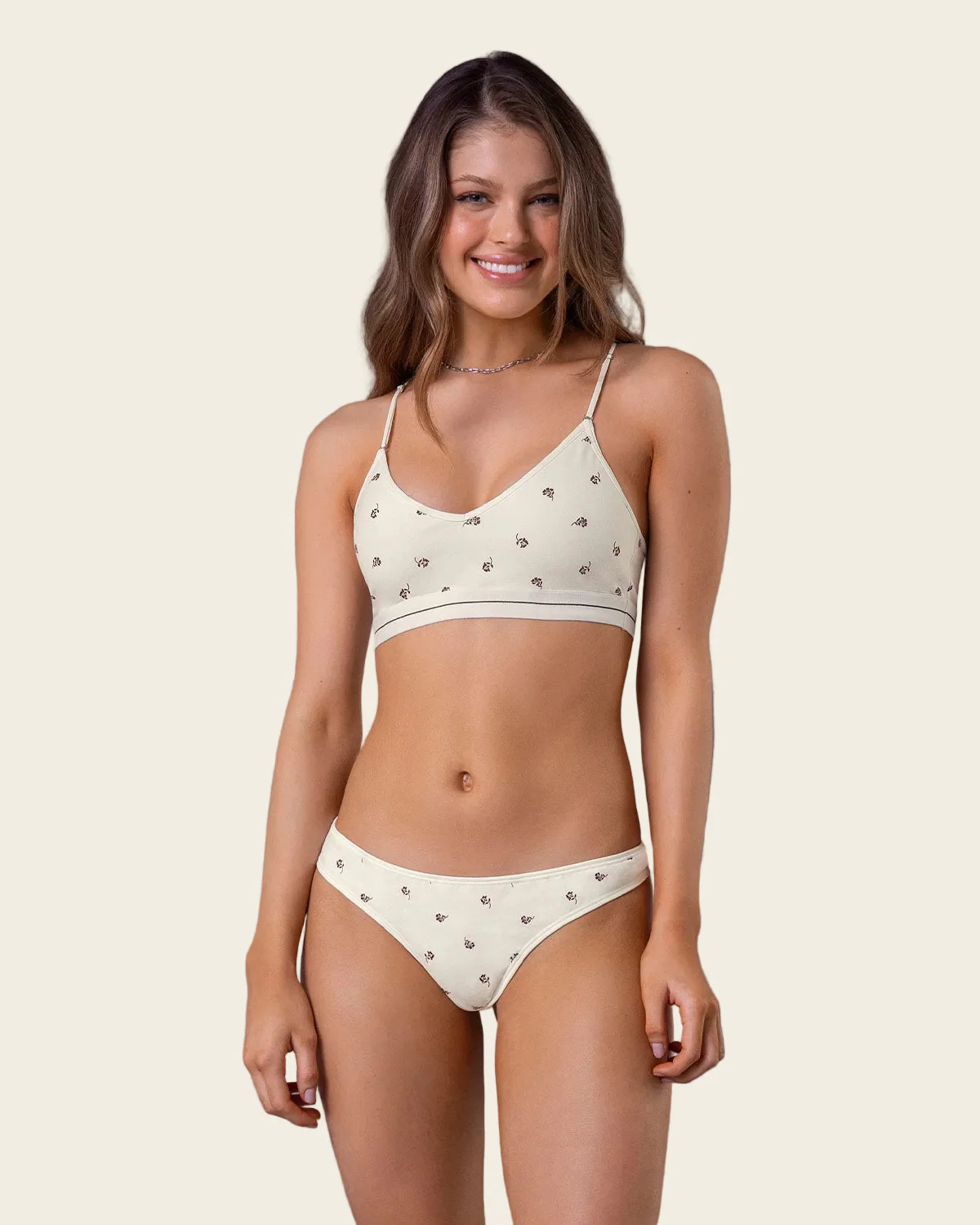 Logo Band Strech Cotton Pullover Bra - Image 11