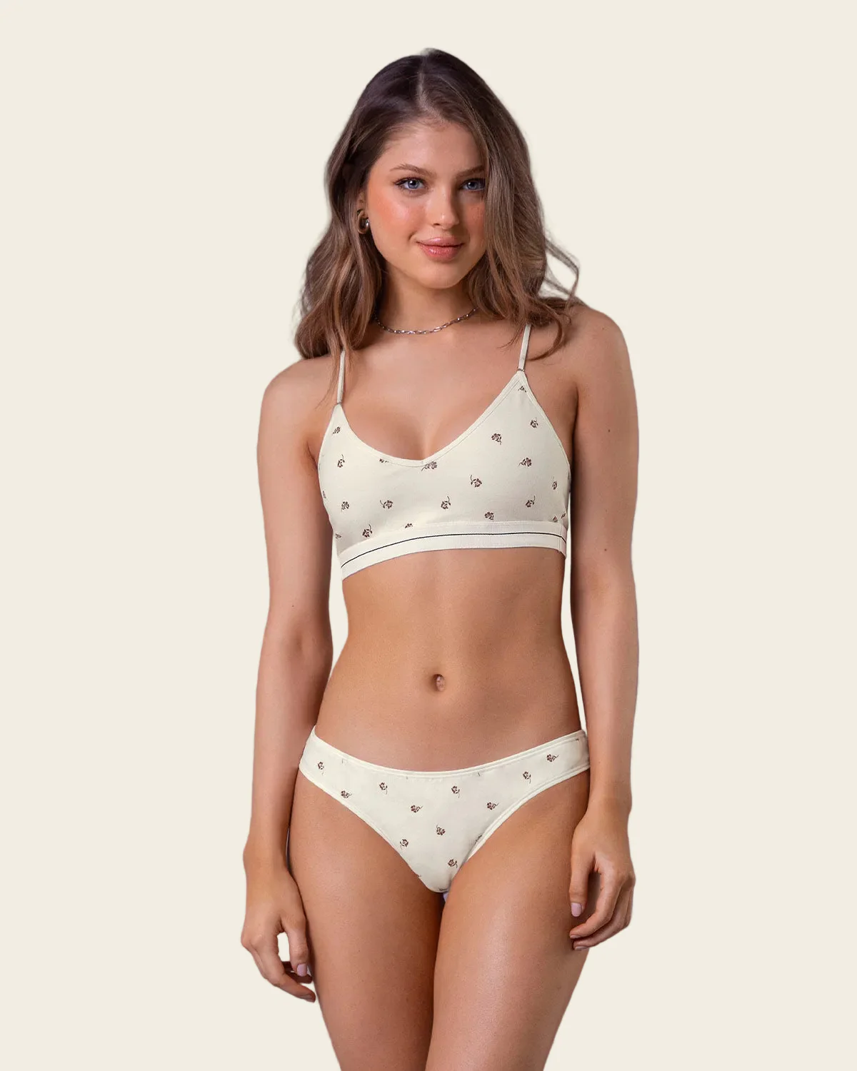 Logo Band Strech Cotton Pullover Bra - Image 12