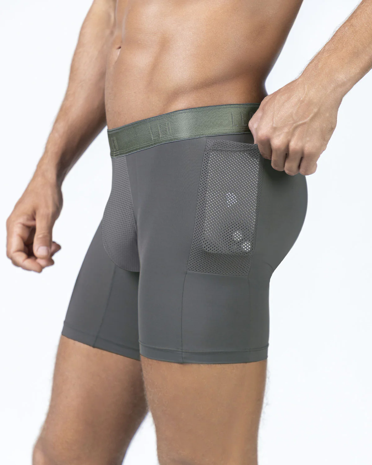Long Athletic Boxer Brief with Side Pocket - Image 26