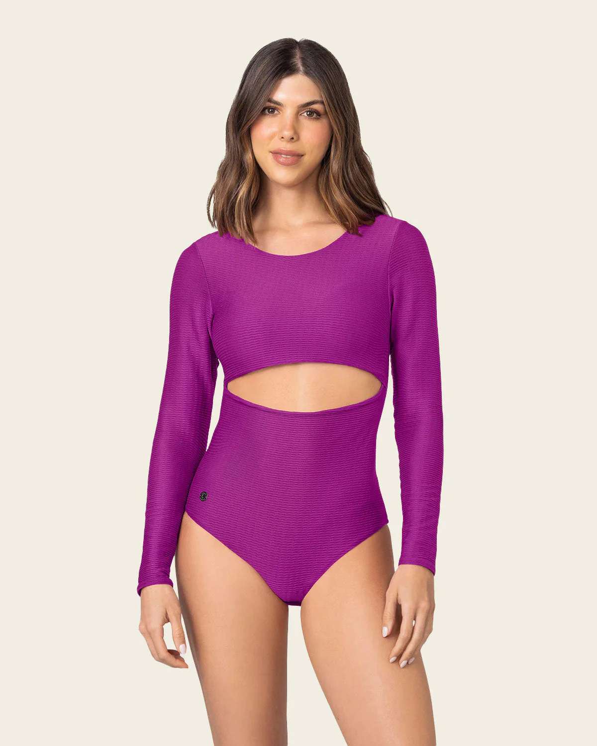 Long Sleeve One-Piece Recycled Swimsuit