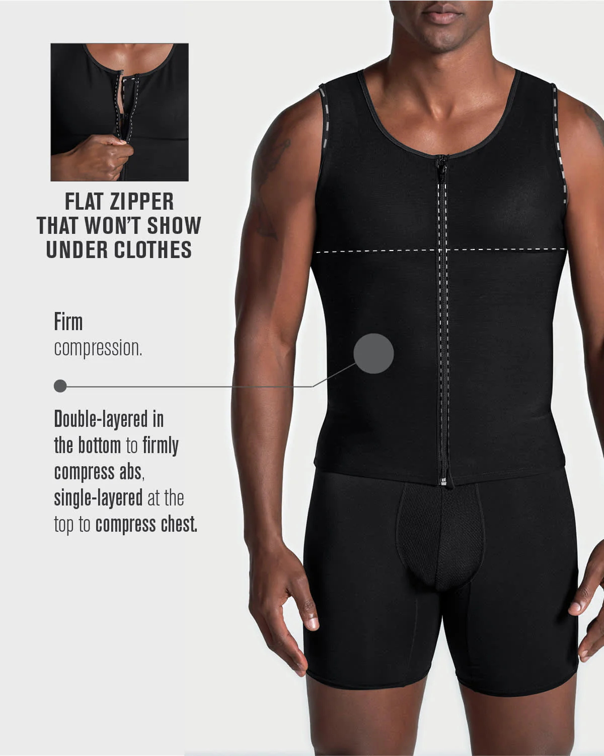 Max/Force firm compression vest with back support - Image 11