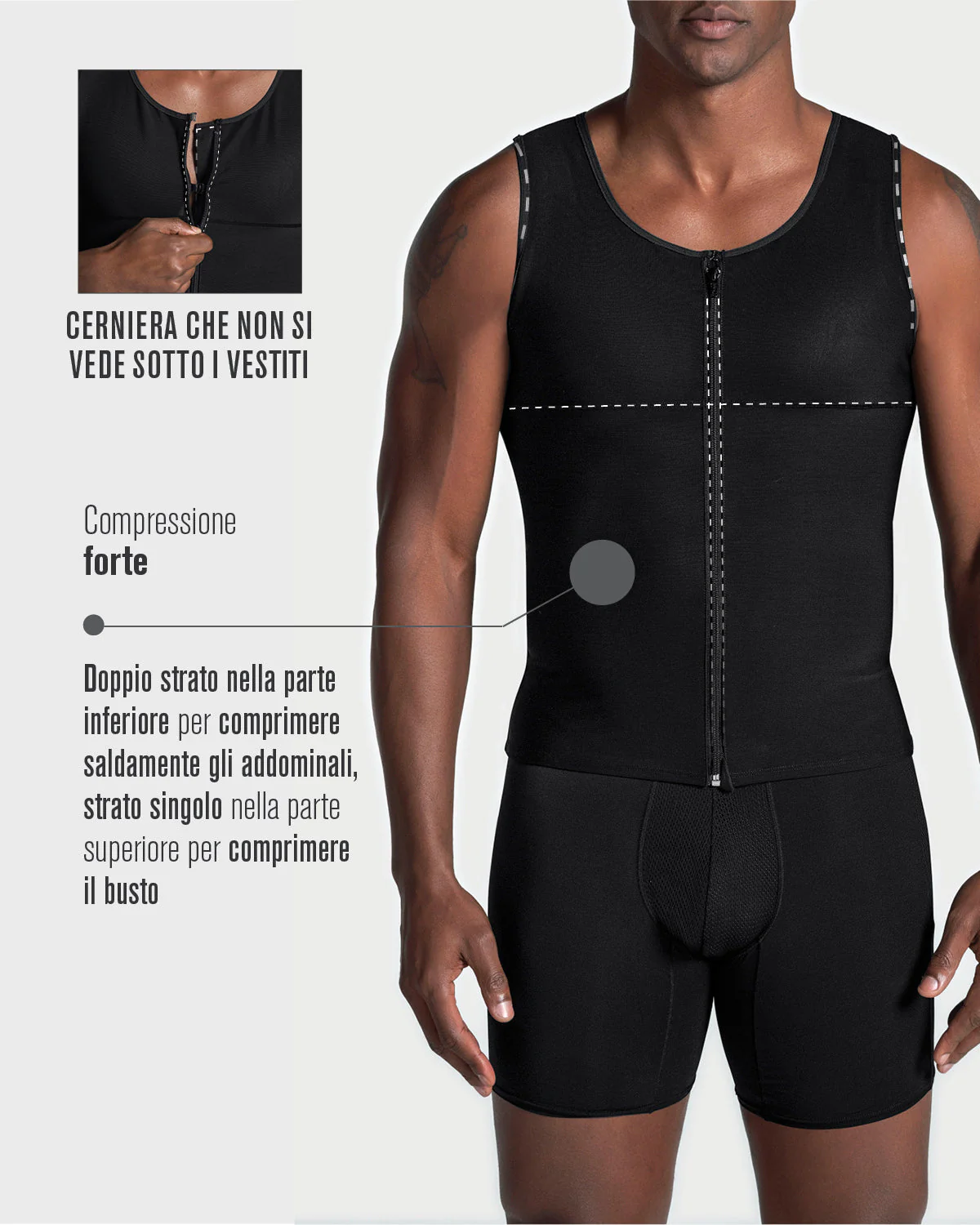 Max/Force firm compression vest with back support - Image 19