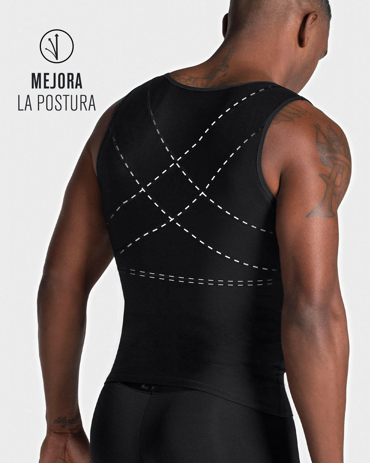 Max/Force firm compression vest with back support - Image 9