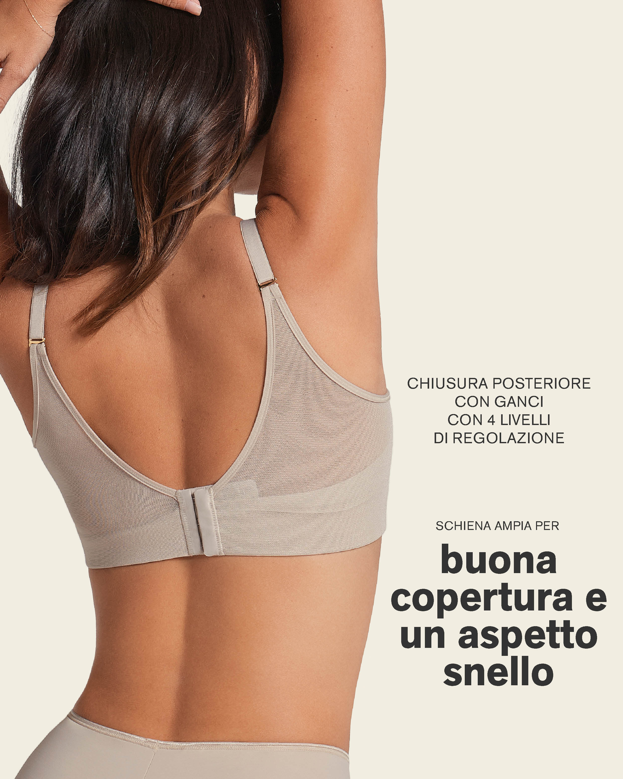 Memory Foam Push-Up Underwire Bustier Bra with Strappy Front - Image 6