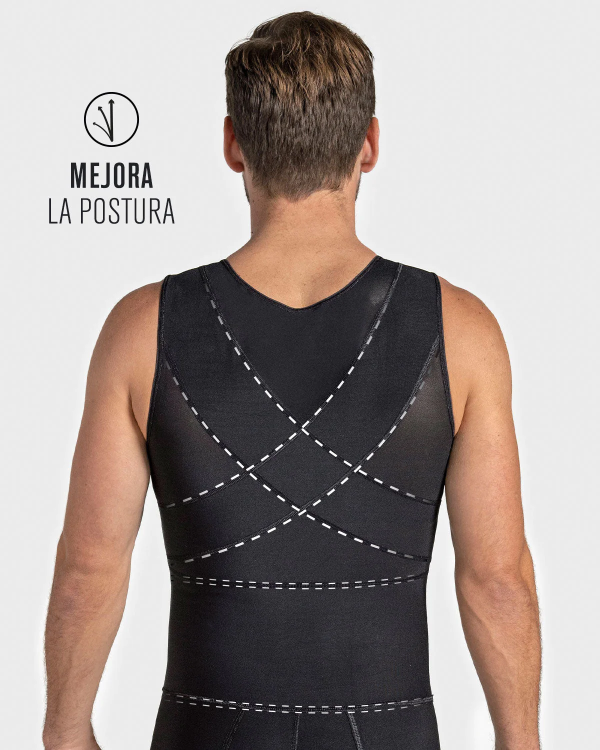 Men's post-surgical compression bodysuit - Image 5
