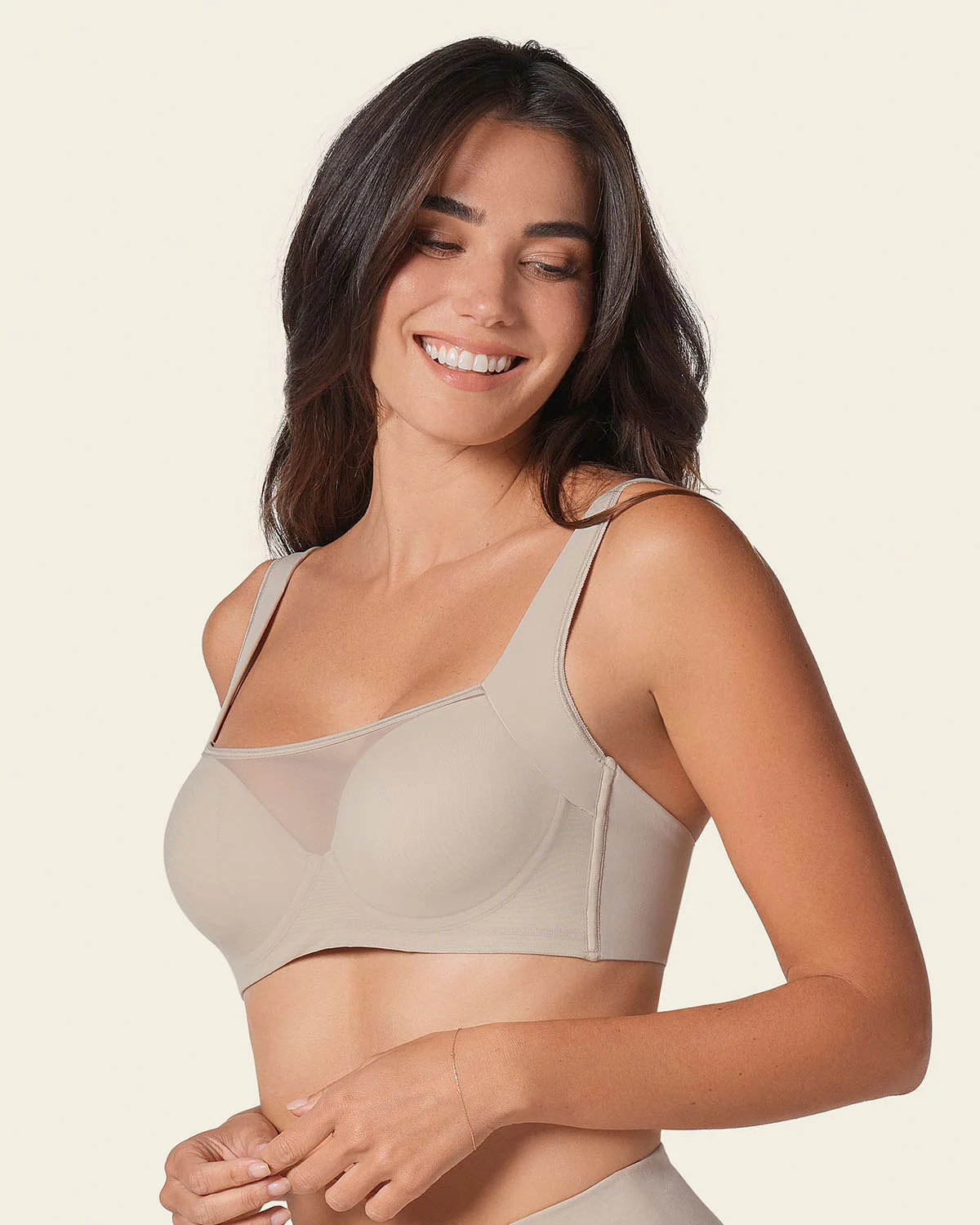 Mesh Front Contouring Bra - Image 2