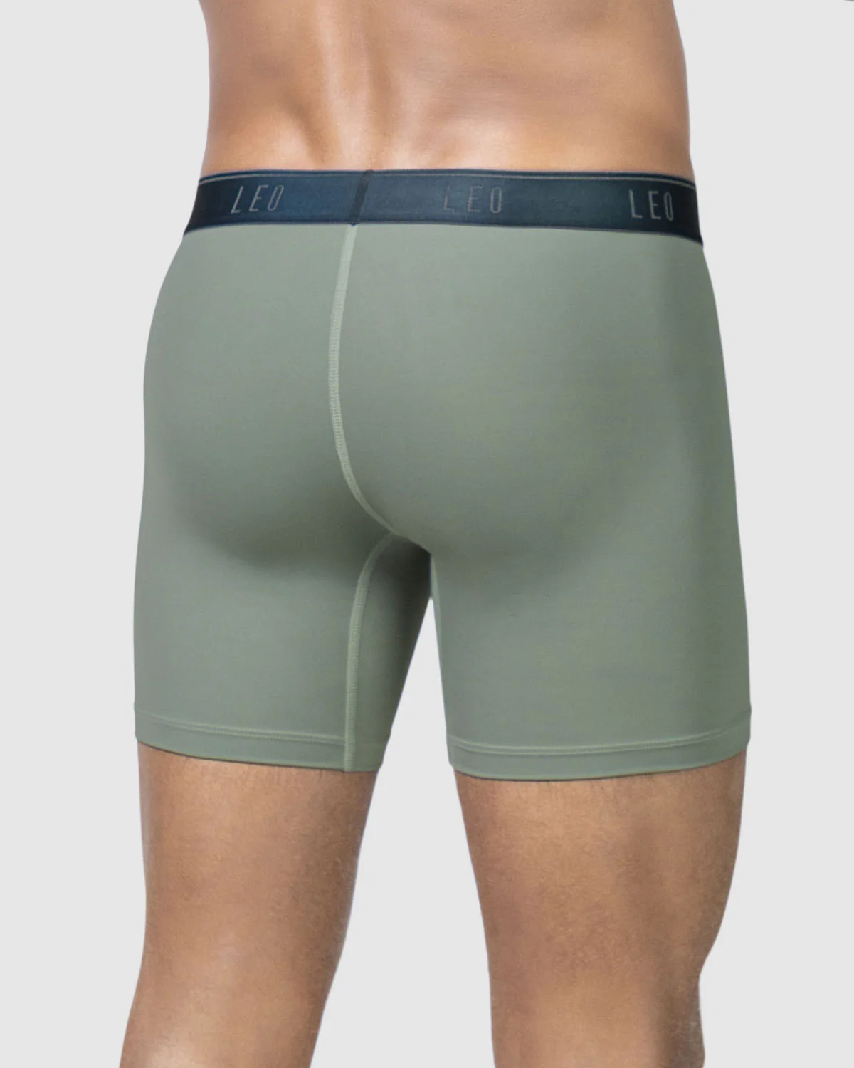 Microfiber Boxer Brief with Breathable Mesh in Front - Image 12