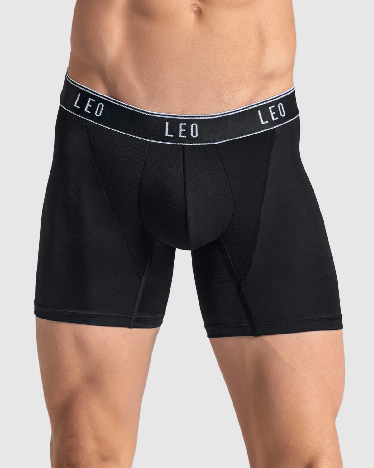 Microfiber Boxer Brief with Breathable Mesh in Front - Image 6