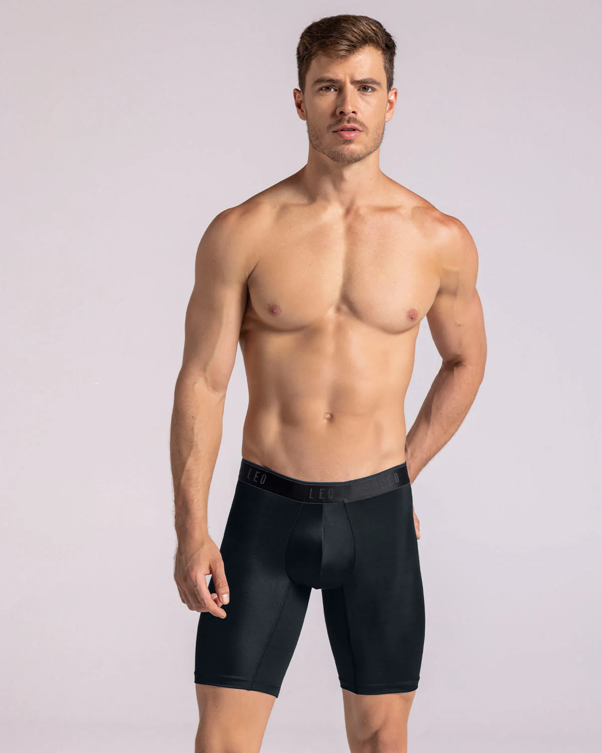 Microfiber Long Boxer Brief with Ergonomic Pouch - Image 3