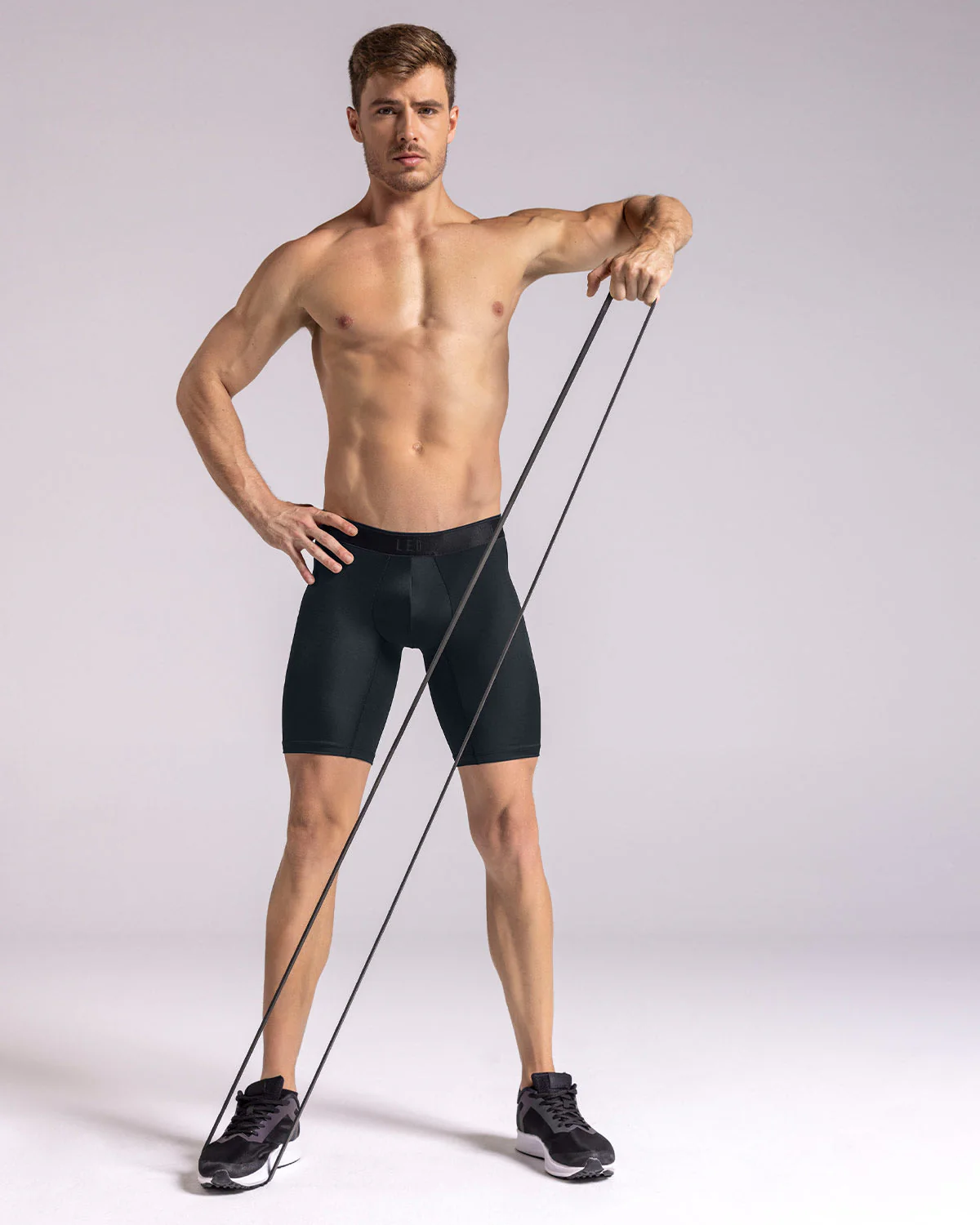 Microfiber Long Boxer Brief with Ergonomic Pouch - Image 4