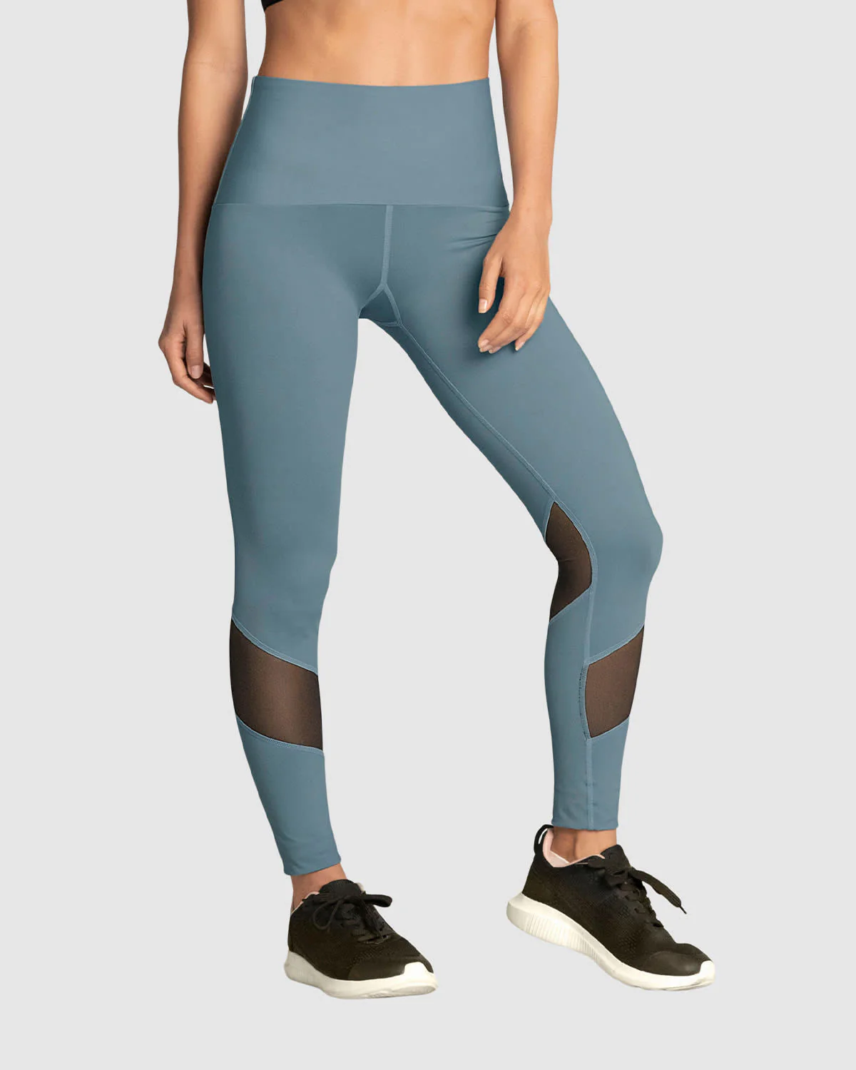 Mid-Rise Mesh Cutout Shaper Legging - Image 5