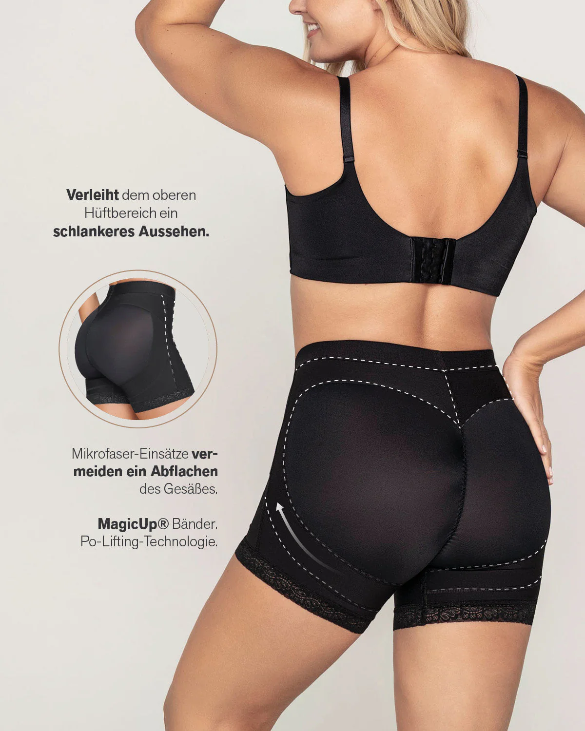 Mid-Rise Sculpting Bum Lifter Shaper Short - Image 16