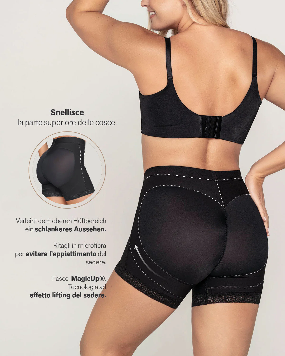 Mid-Rise Sculpting Bum Lifter Shaper Short - Image 20