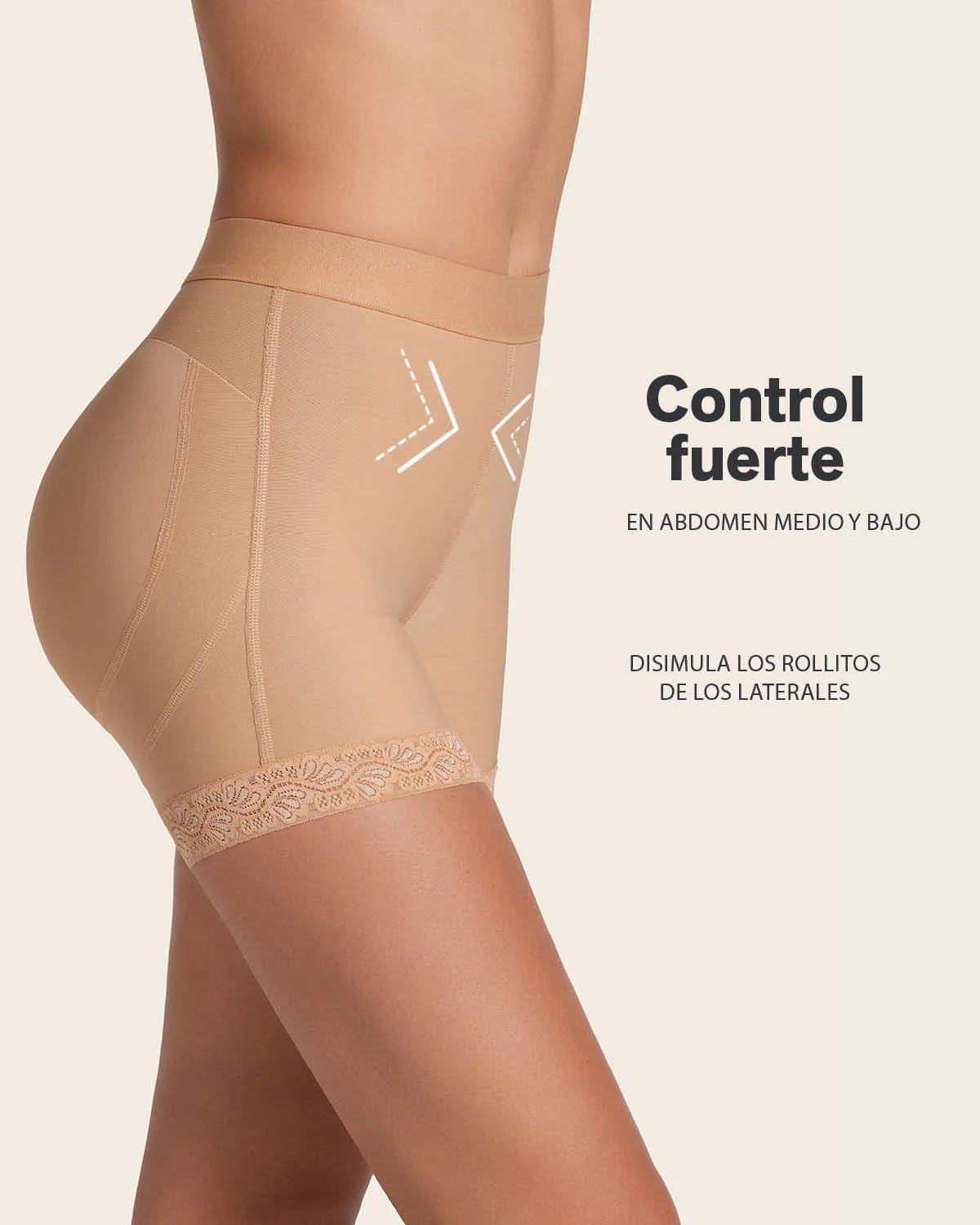 Mid-Rise Sculpting Bum Lifter Shaper Short - Image 9