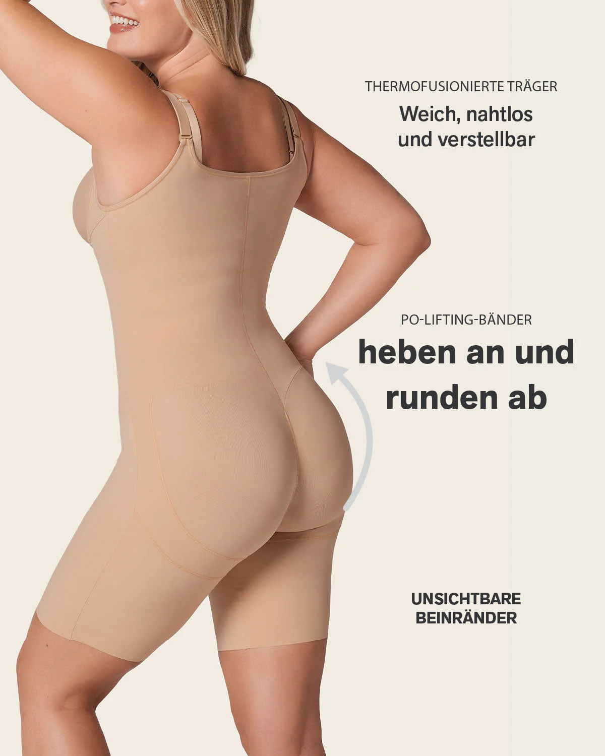 Mid-Thigh Sculpting Butt Lifting Body Shaper - Image 23