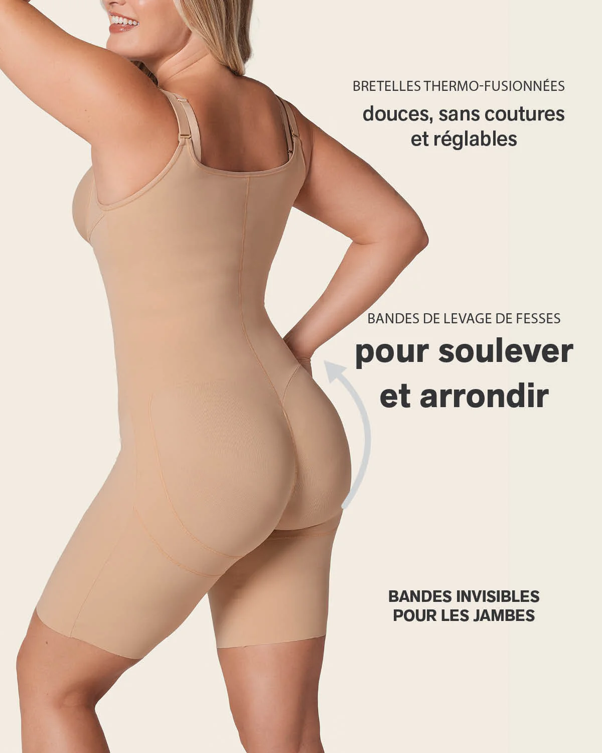 Mid-Thigh Sculpting Butt Lifting Body Shaper - Image 24