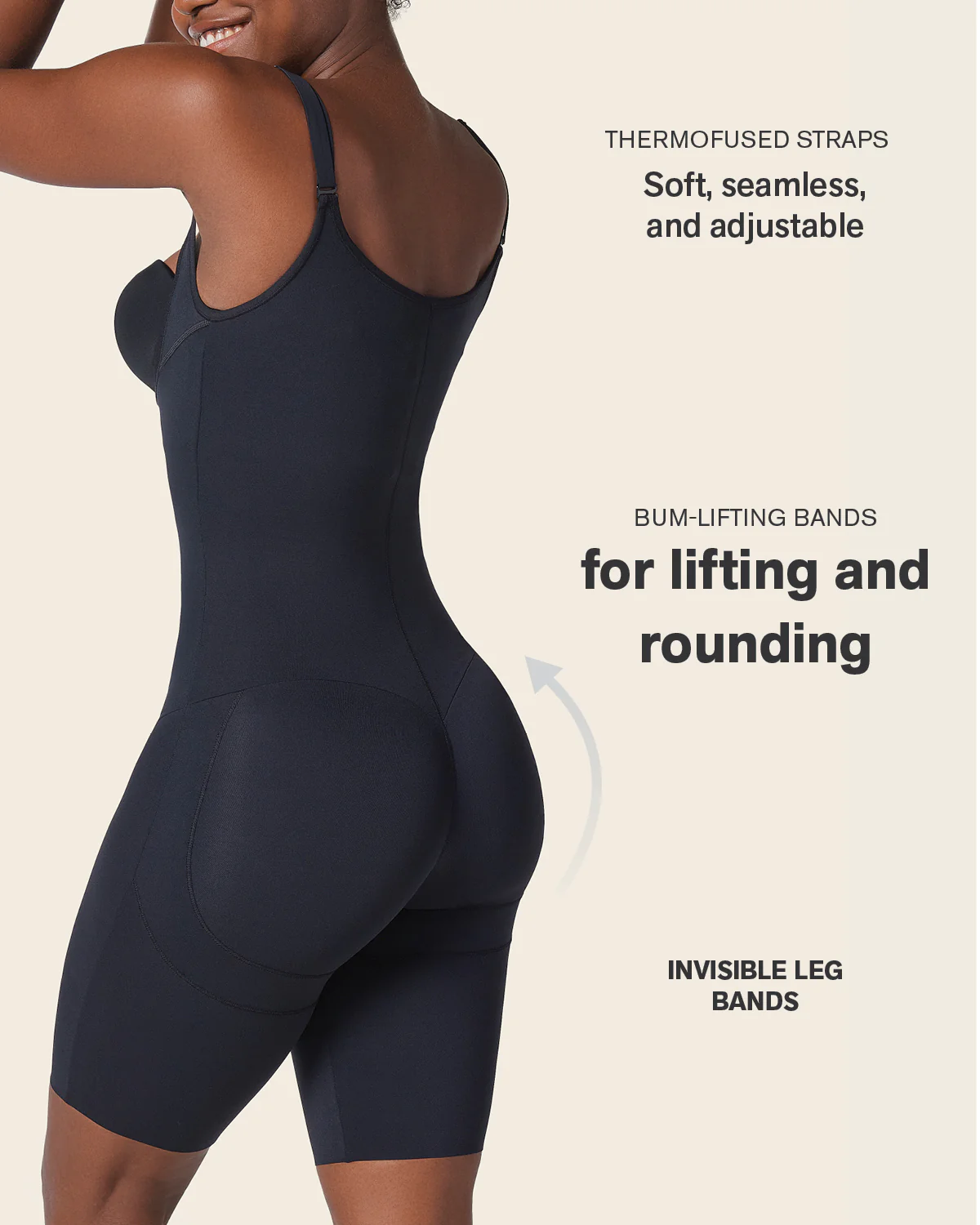 Mid-Thigh Sculpting Butt Lifting Body Shaper - Image 5