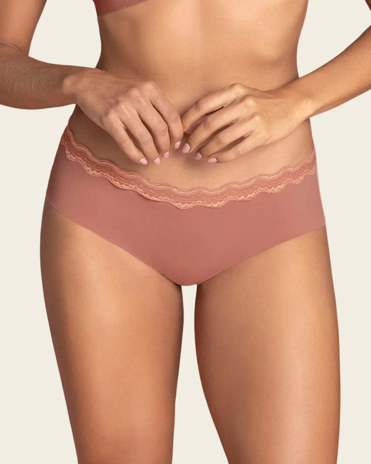 Midrise Lace Waistband Cheeky knicker - Image 10