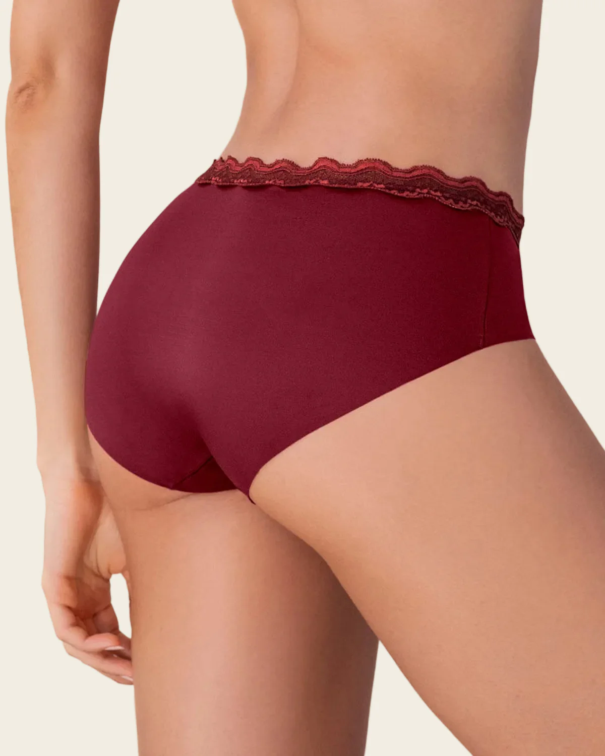 Midrise Lace Waistband Cheeky knicker - Image 17