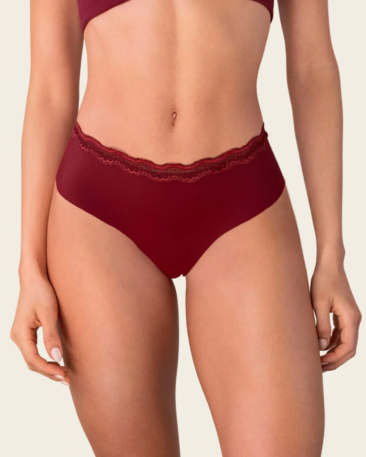 Midrise Lace Waistband Cheeky knicker - Image 18