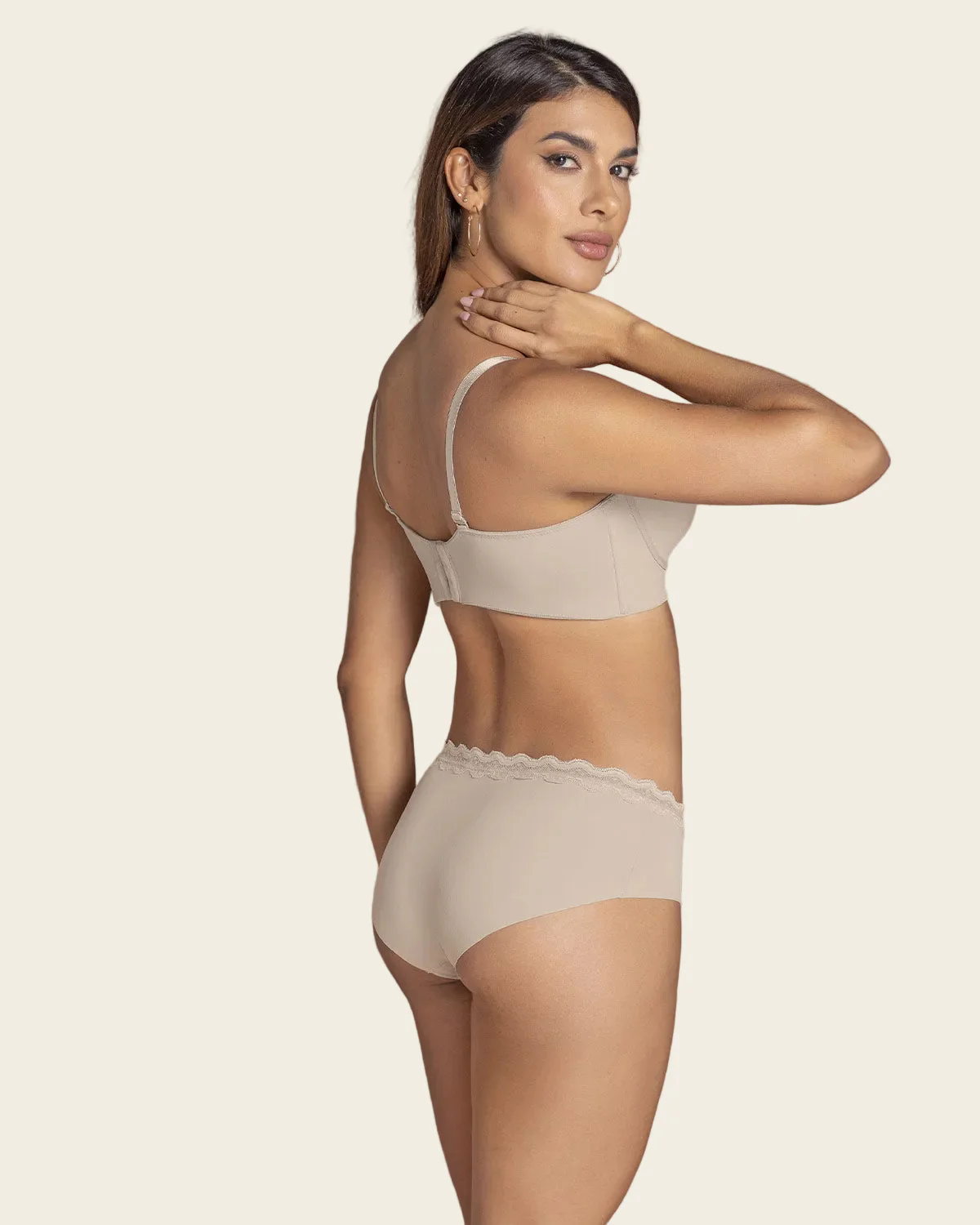 Midrise Lace Waistband Cheeky knicker - Image 4