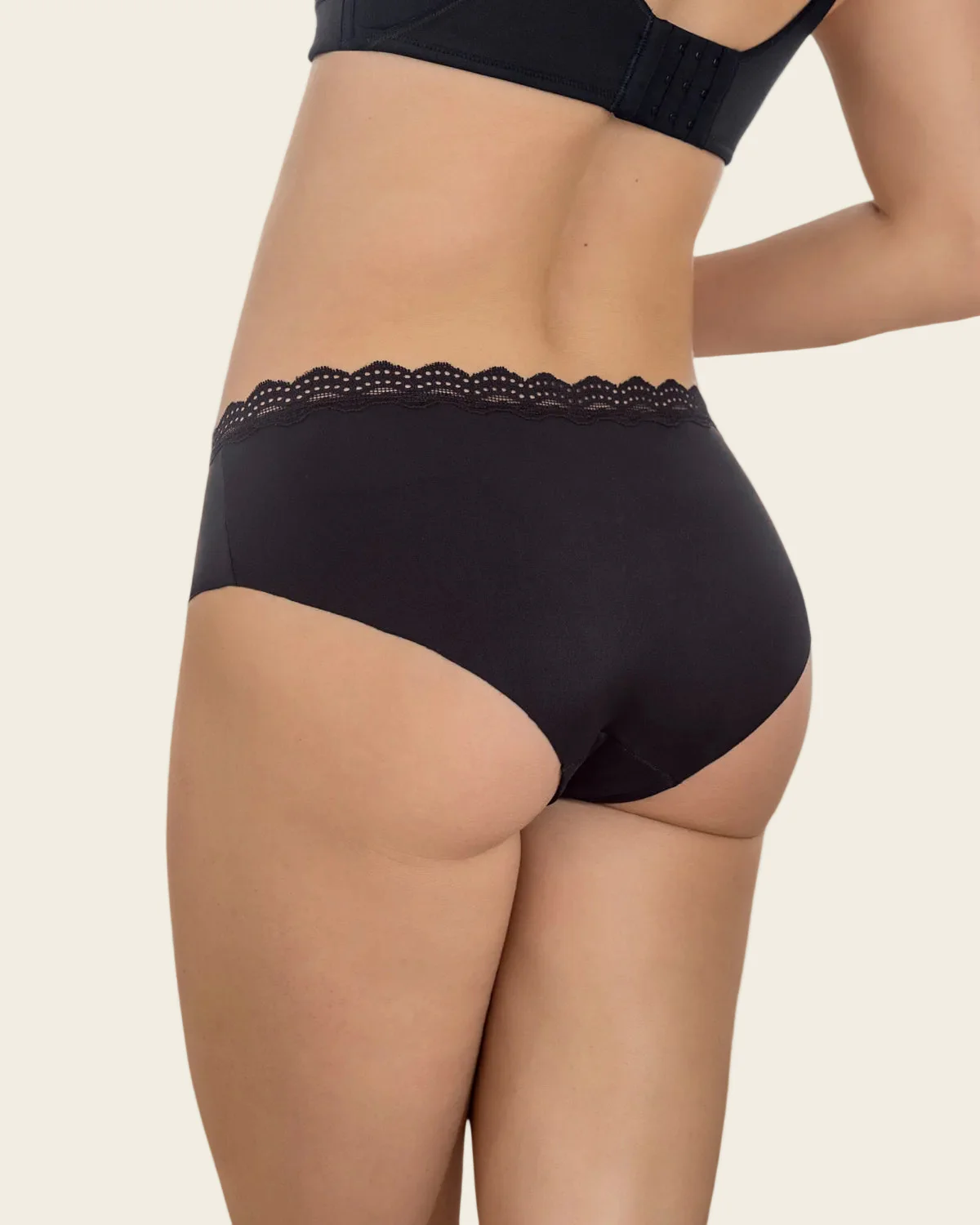 Midrise Lace Waistband Cheeky knicker - Image 5
