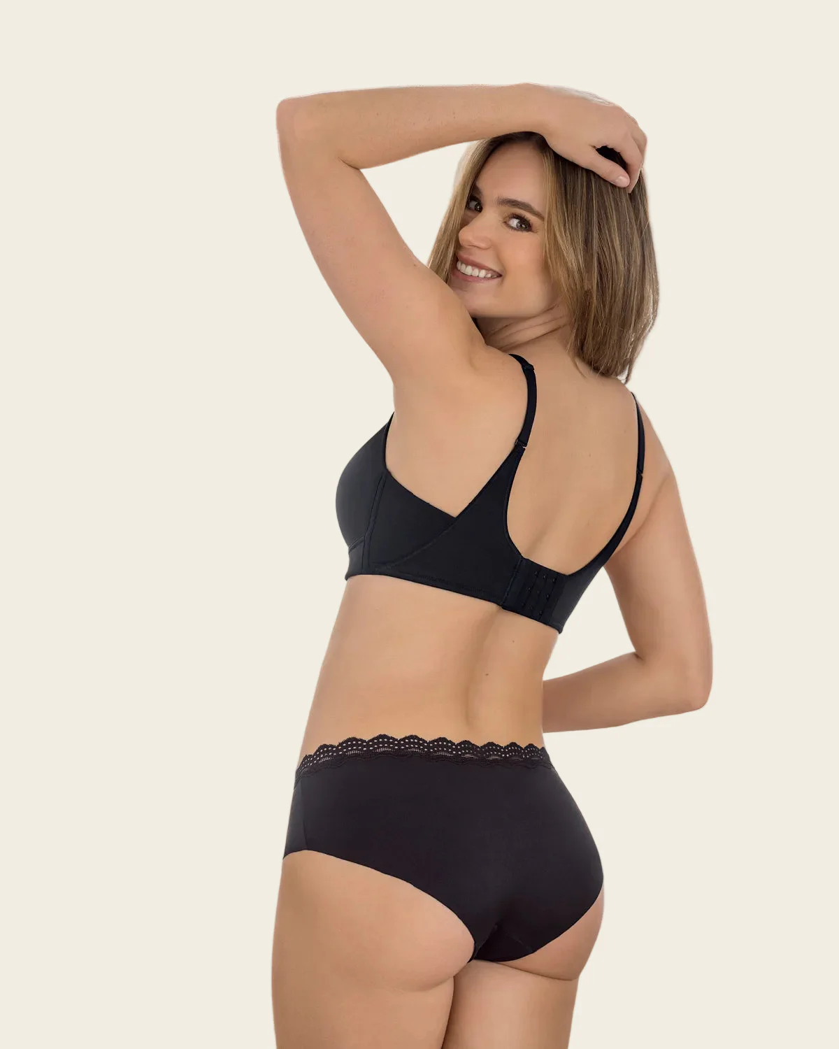 Midrise Lace Waistband Cheeky knicker - Image 7