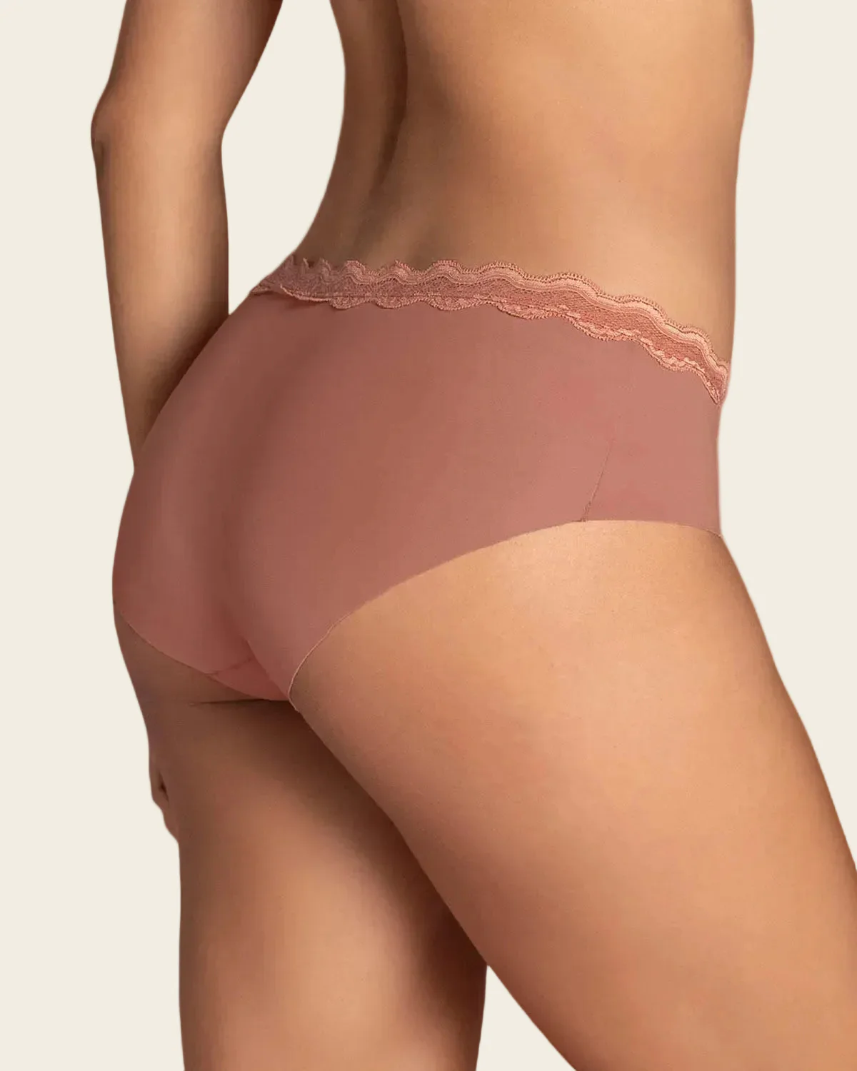 Midrise Lace Waistband Cheeky knicker - Image 9