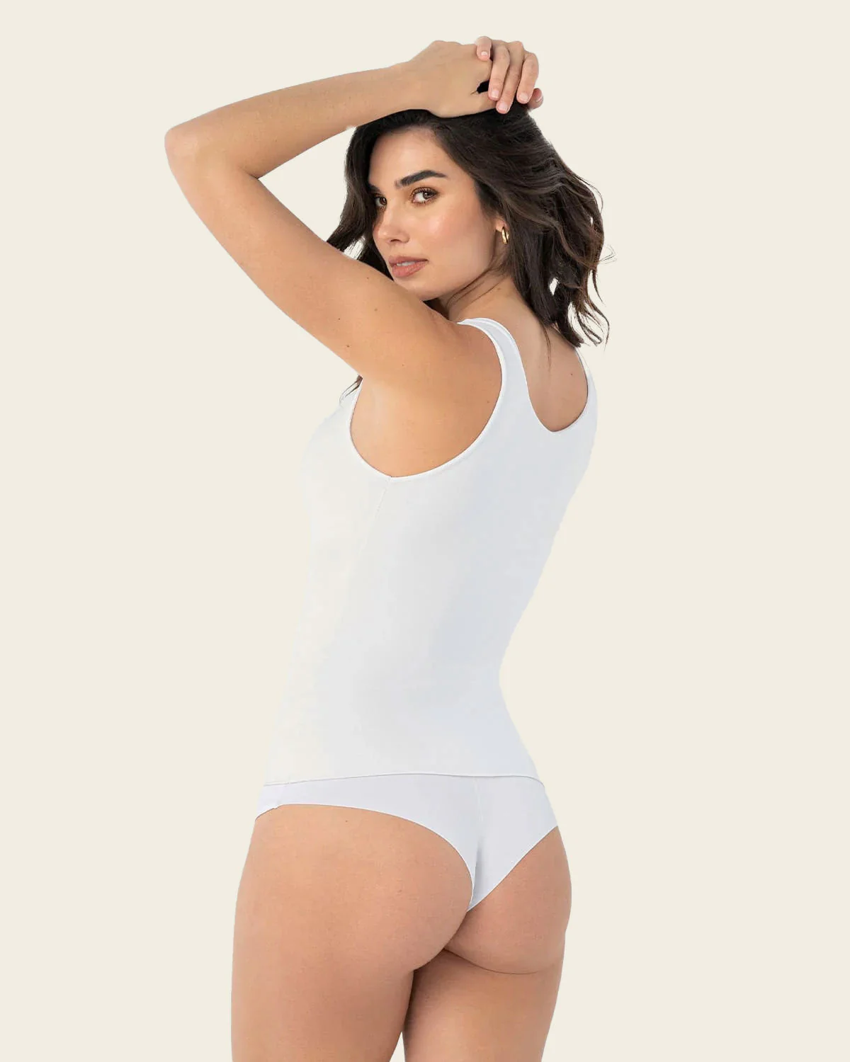 Moderate Compression Shaper Tank with Shelf Bra - Image 10