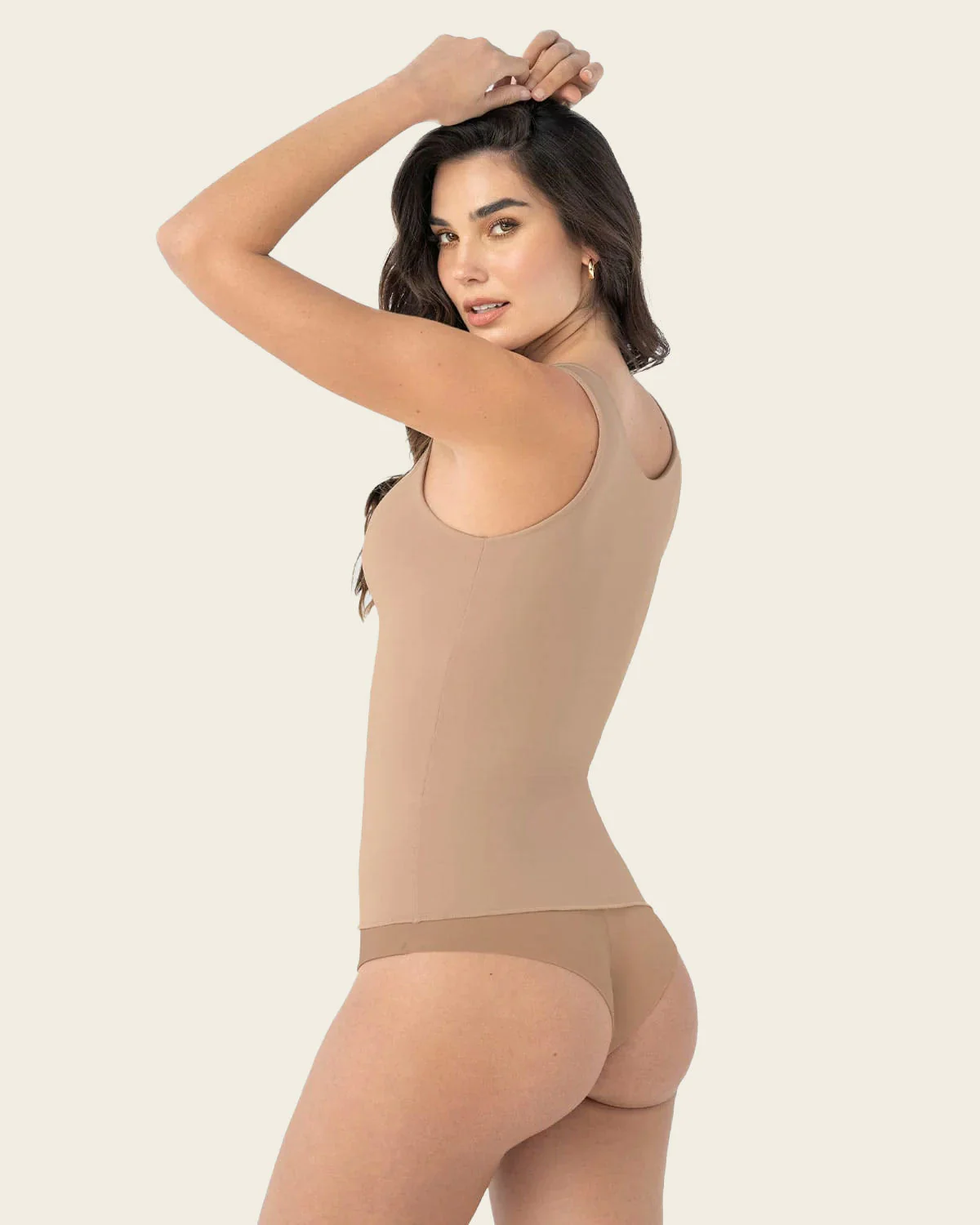 Moderate Compression Shaper Tank with Shelf Bra - Image 6